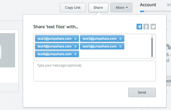 Share files Jumpshare