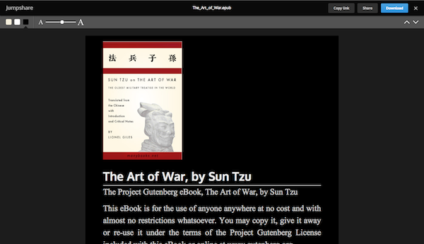 Jumpshare ebook reader zoom