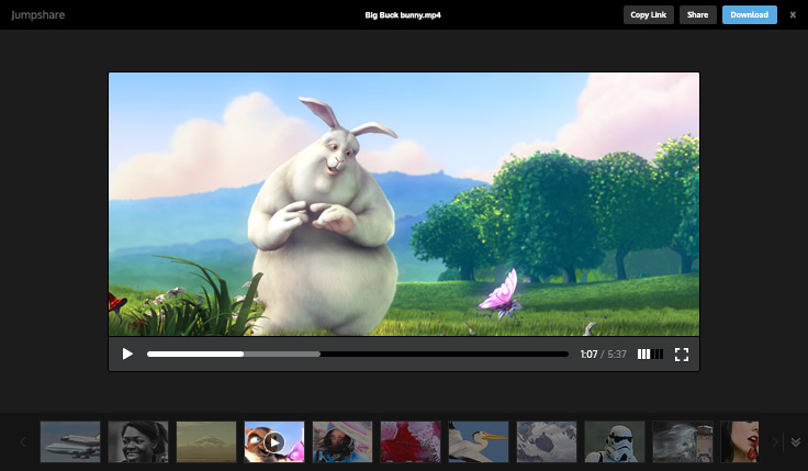 video player Jumpshare