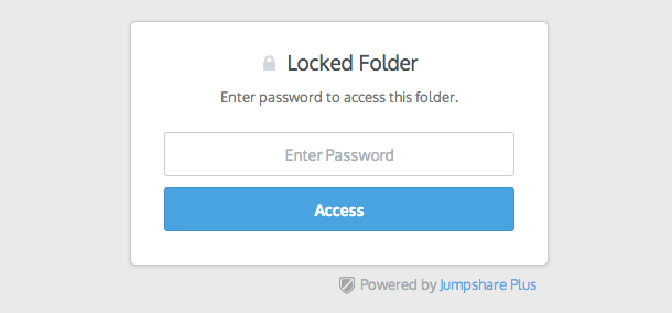 Jumpshare Plus Password Protection