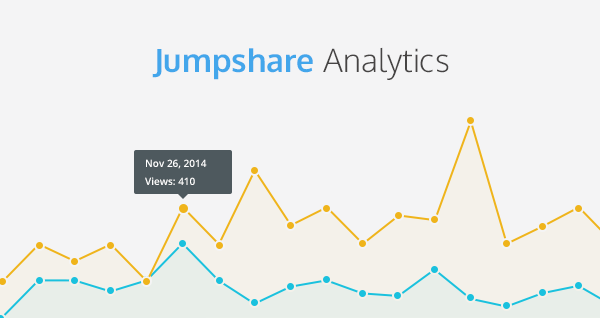 Jumpshare Analytics banner