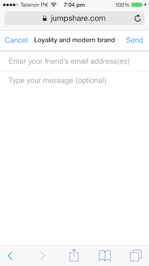 jumpshare mobile send files
