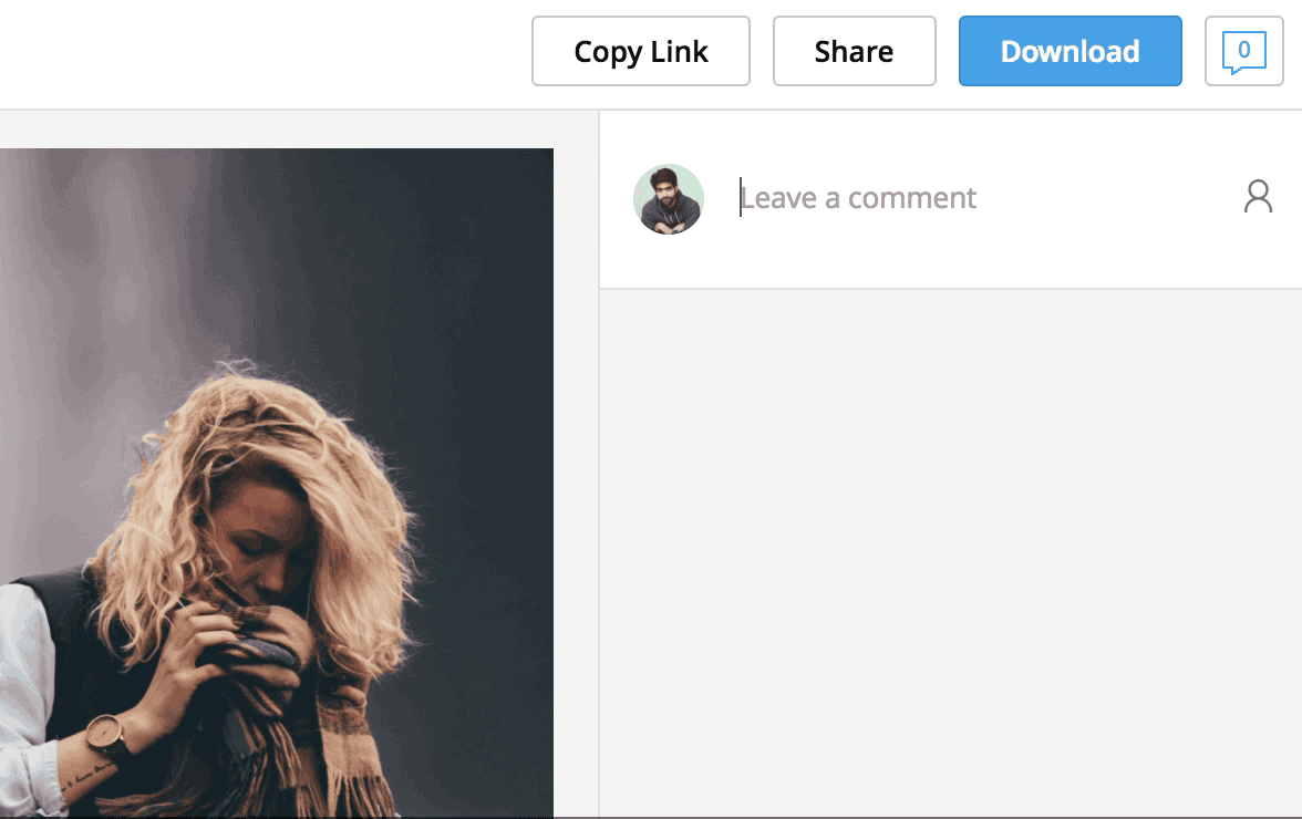 Jumpshare file comments