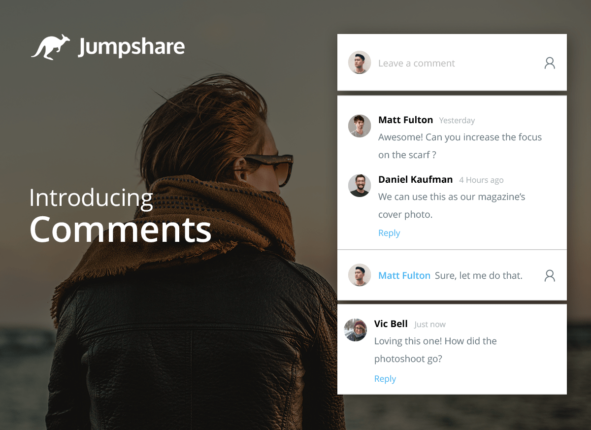 Jumpshare Introducing File Comments