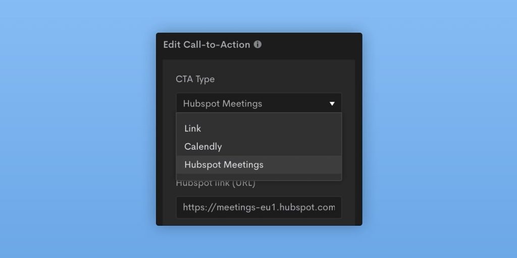 Jumpshare Video CTA HubSpot Calendly Meetings