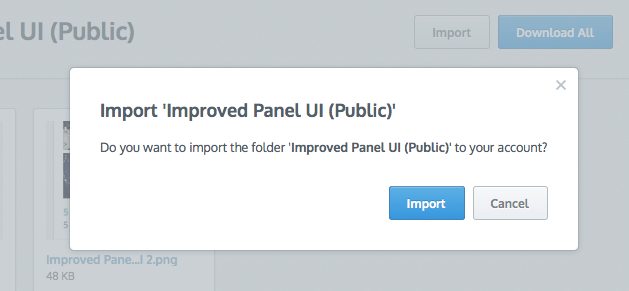 Now You Can Import Files Shared With You To Your Account
