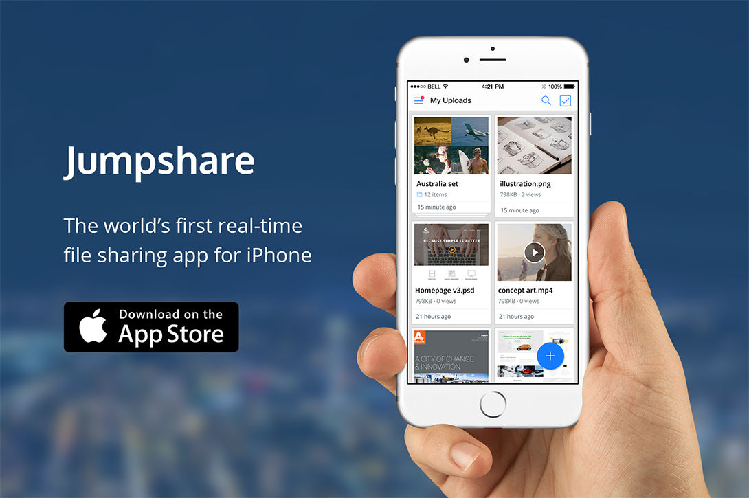 Introducing The World’s First Real Time File Sharing App for iPhone