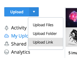 Share Your Favorite Links, Track Their Performance, And Upload Files via Direct URLs