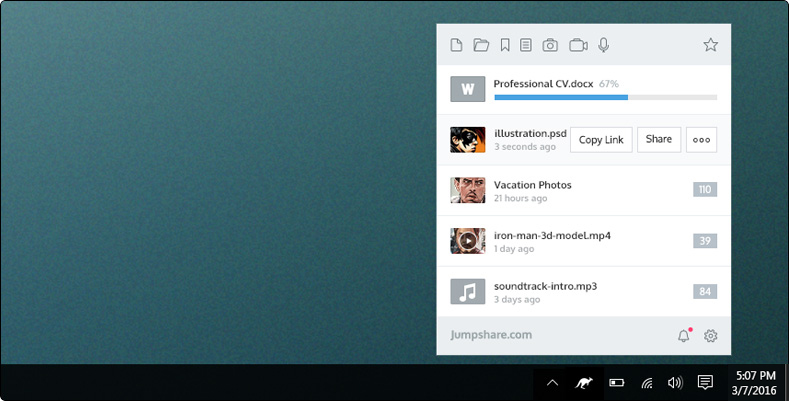 Introducing The Brand New Jumpshare For Windows