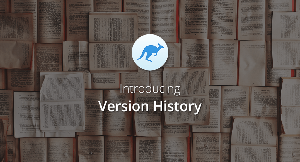 Introducing Version History