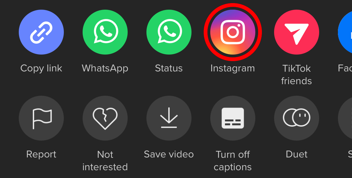 How to Share TikTok on Facebook Instagram and Whatsapp