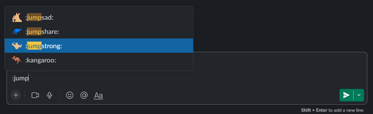 How to use custom Slack Emoji