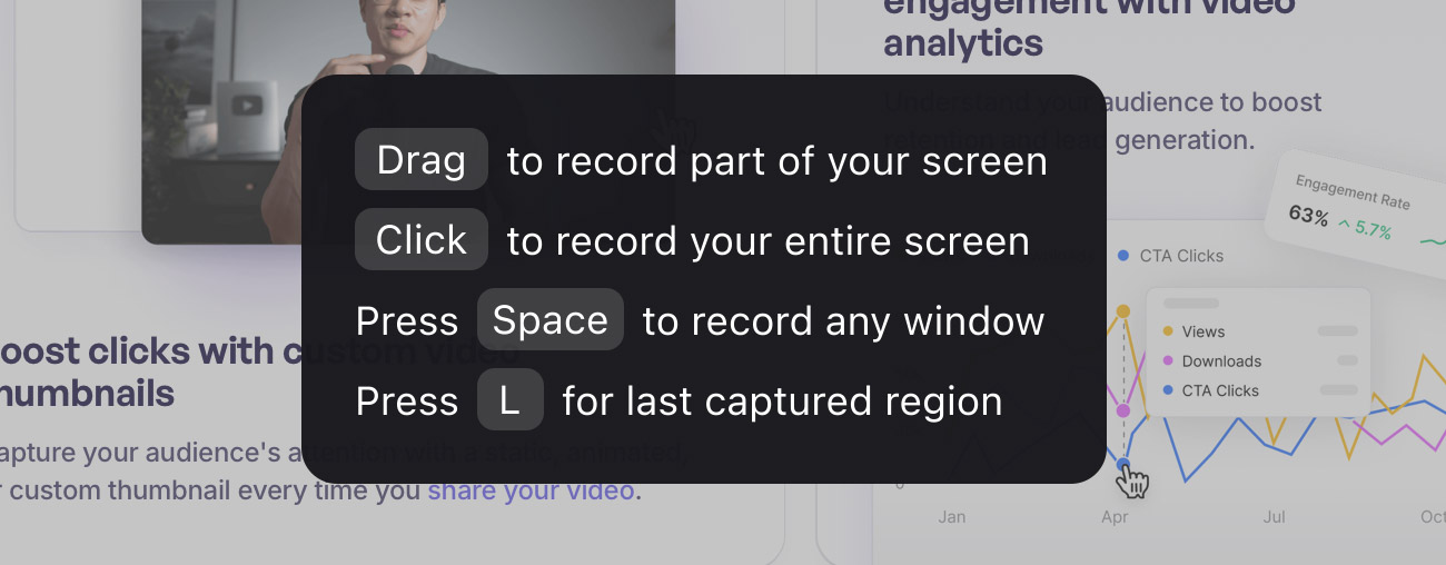 Choose recording mode