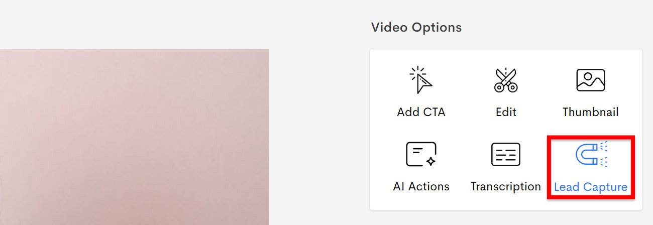 Lead Capture option